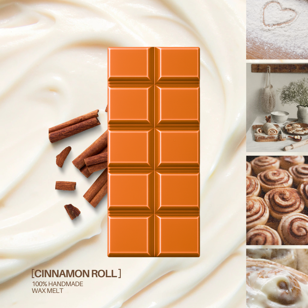 Cinnamon Roll – Wax Melt Snap Bar