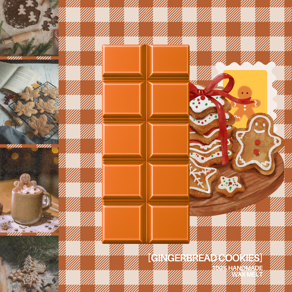 Gingerbread Cookies – Wax Melt Snap Bar