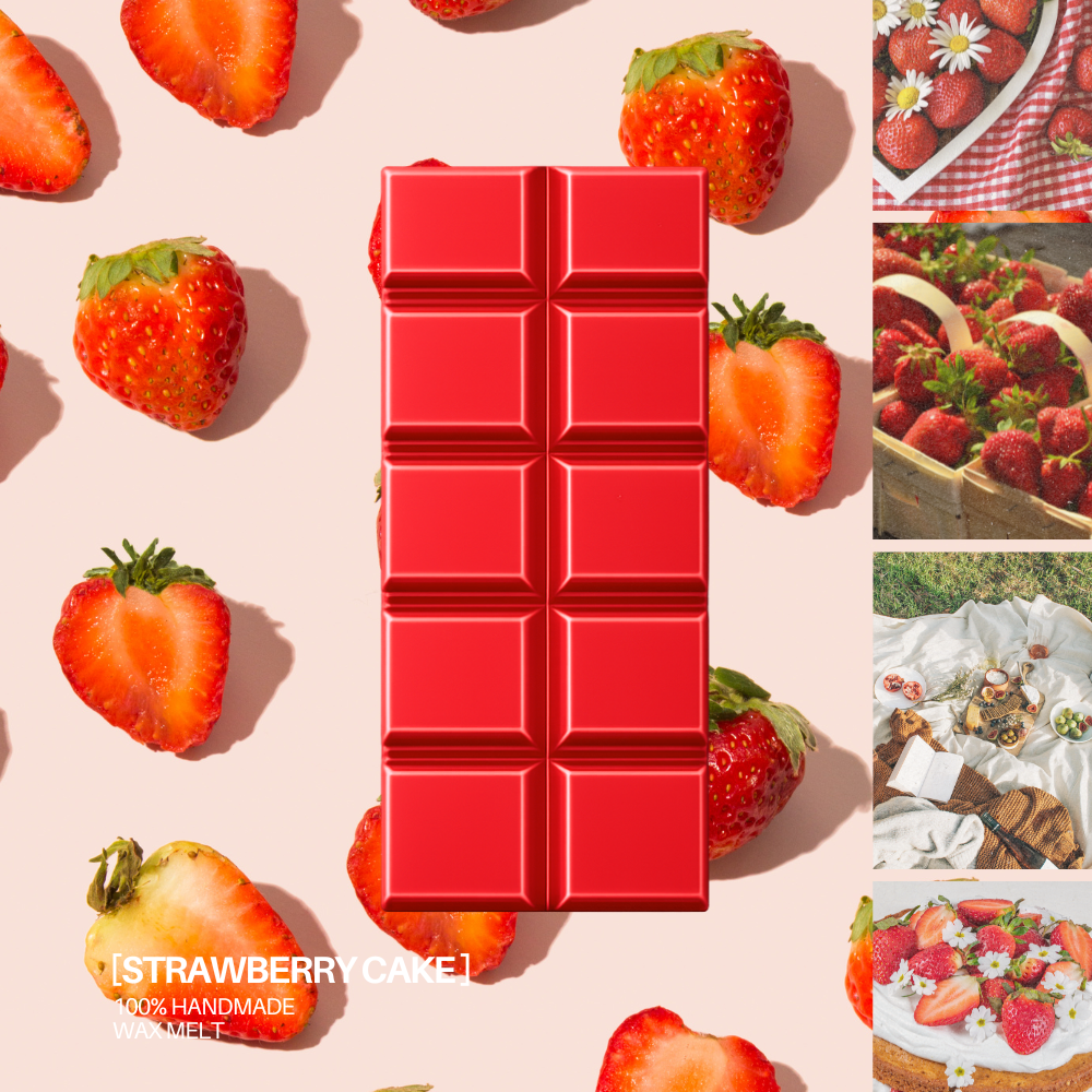 Strawberry Cake – Wax Melt Snap Bar